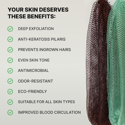 Ember & Root African Exfoliating Body Net Sponge 101.6cm