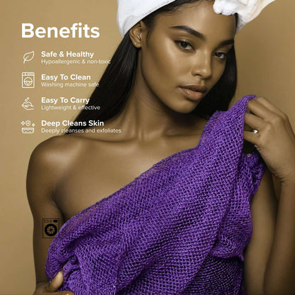 Ember & Root African Exfoliating Body Net Sponge 101.6cm