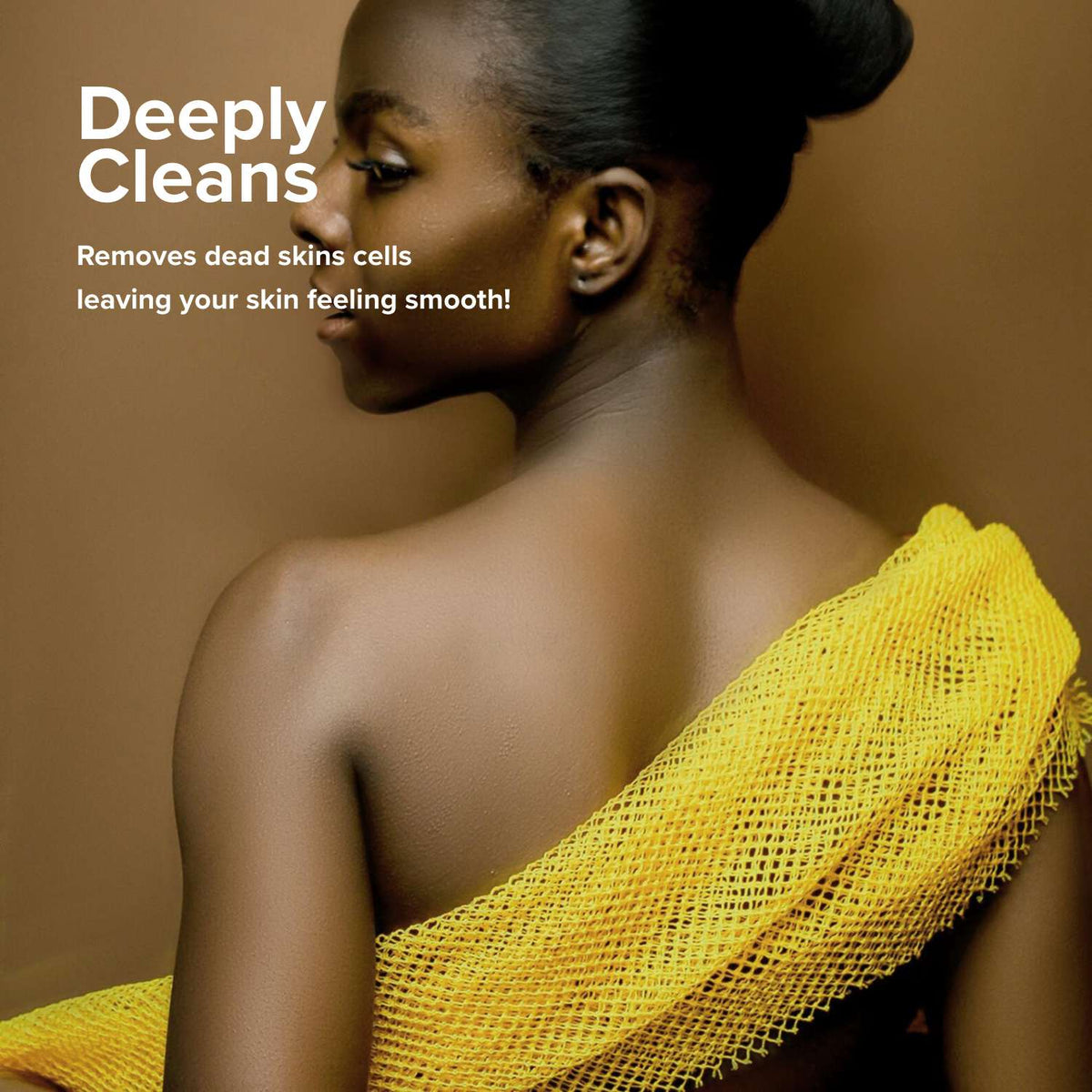 Ember & Root African Exfoliating Body Net Sponge 101.6cm