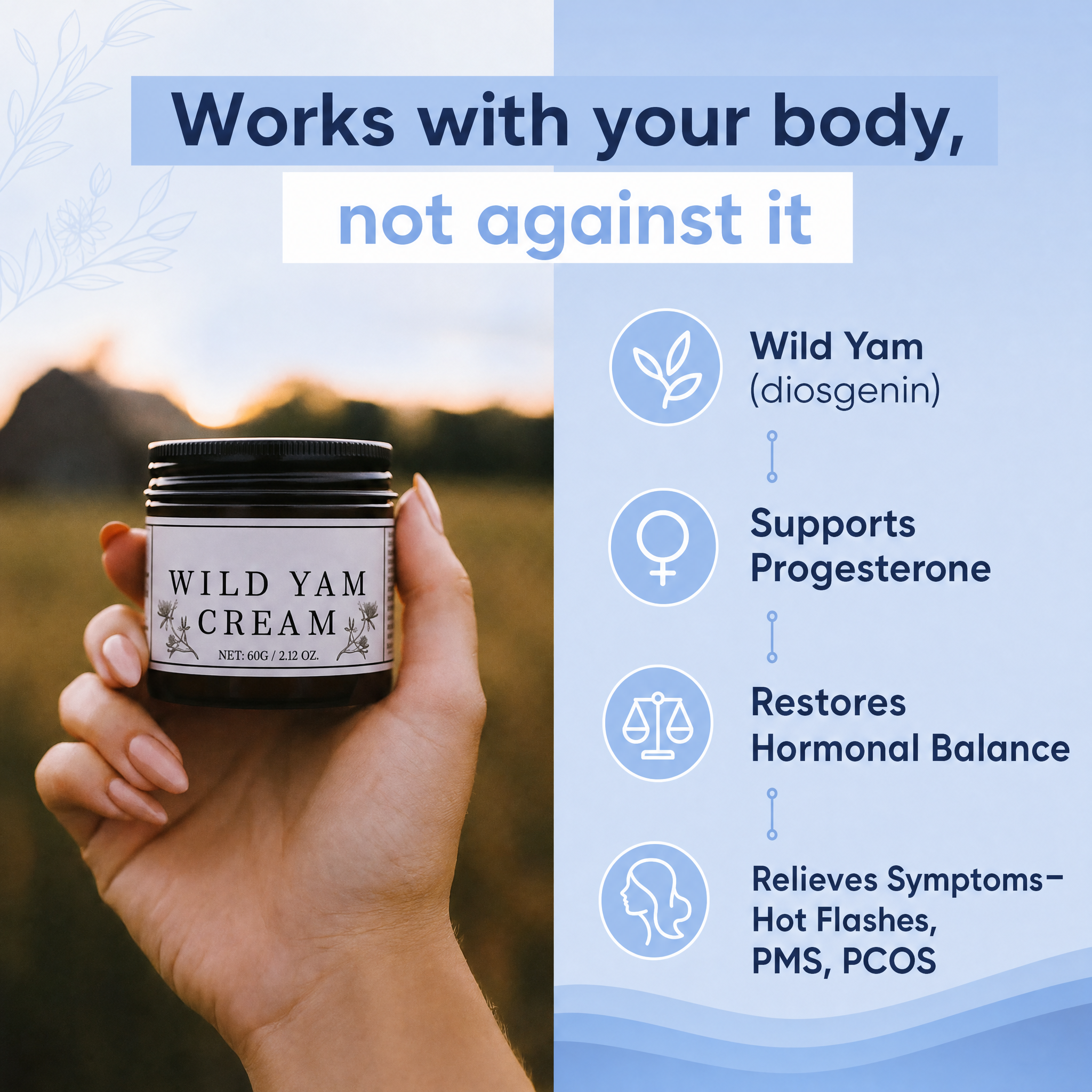 Organic Wild Yam Cream