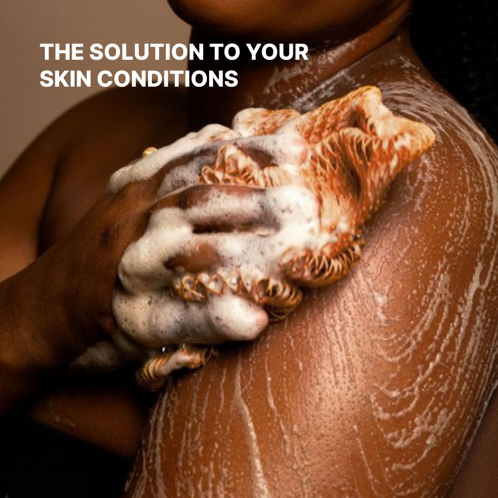 Ember & Root African Exfoliating Body Net Sponge 101.6cm